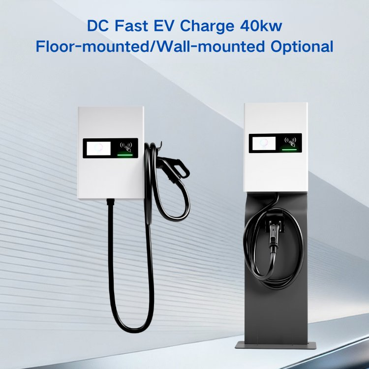 High Efficiency Smart Public Use Ocpp RFID CCS1 CCS2 Gbt Fast 20kw 30kw 40kw DC Charging Wall Mounted Column DC Fast Single-Gun DC Charger