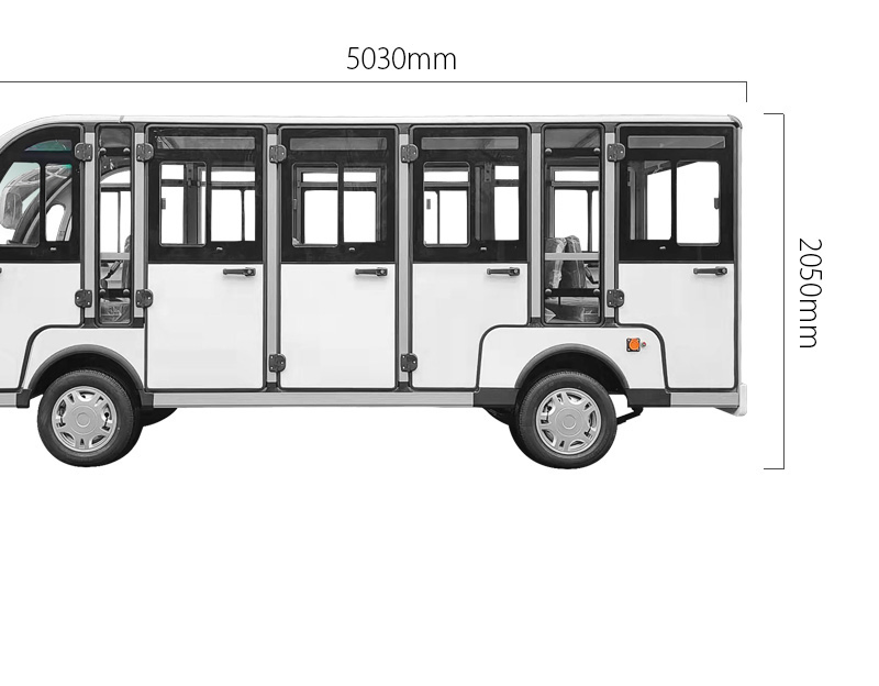 14 Seats Sightseeing Bus with Large Power and Cheap Price