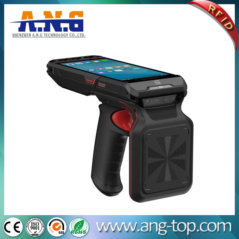 IP65 Rugged PDA 4G Android 10 Handheld UHF RFID Reader Long Range UHF Terminal Qr Scanner for Inventory Asset Management