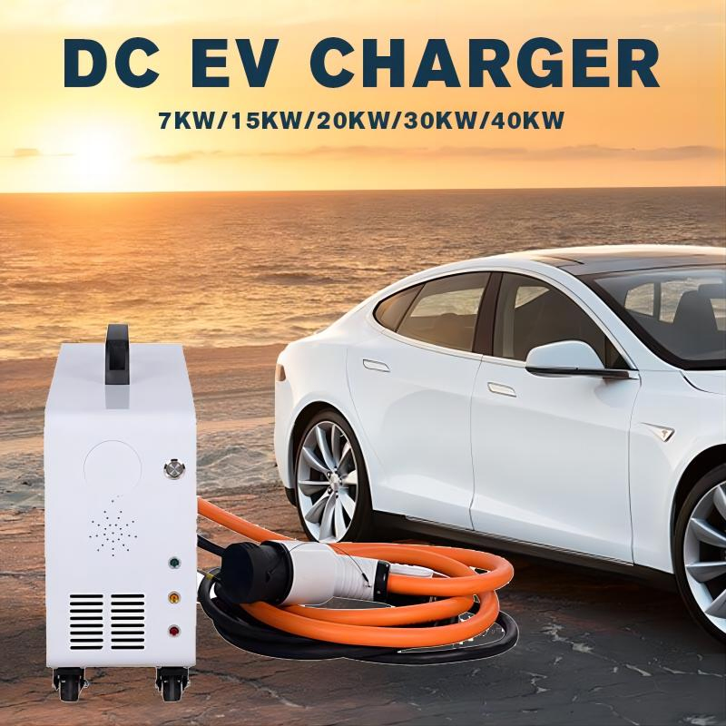 High-Speed 7kw-40kw DC EV Charging Station for Commercial Use
