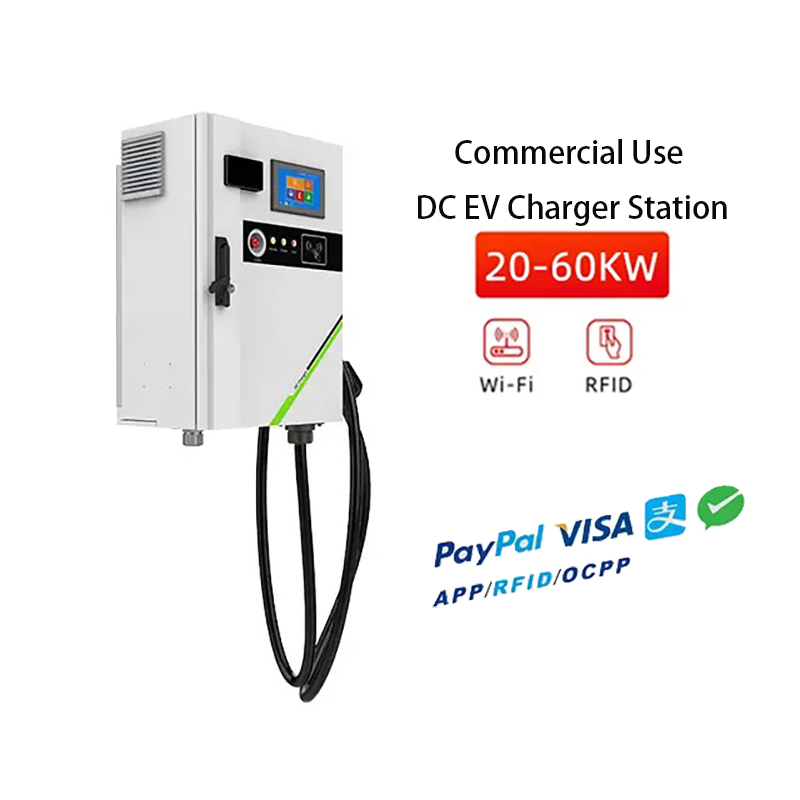 High-Power 30kw CCS2 Wall-Mounted DC Charger for Electric Vehicles