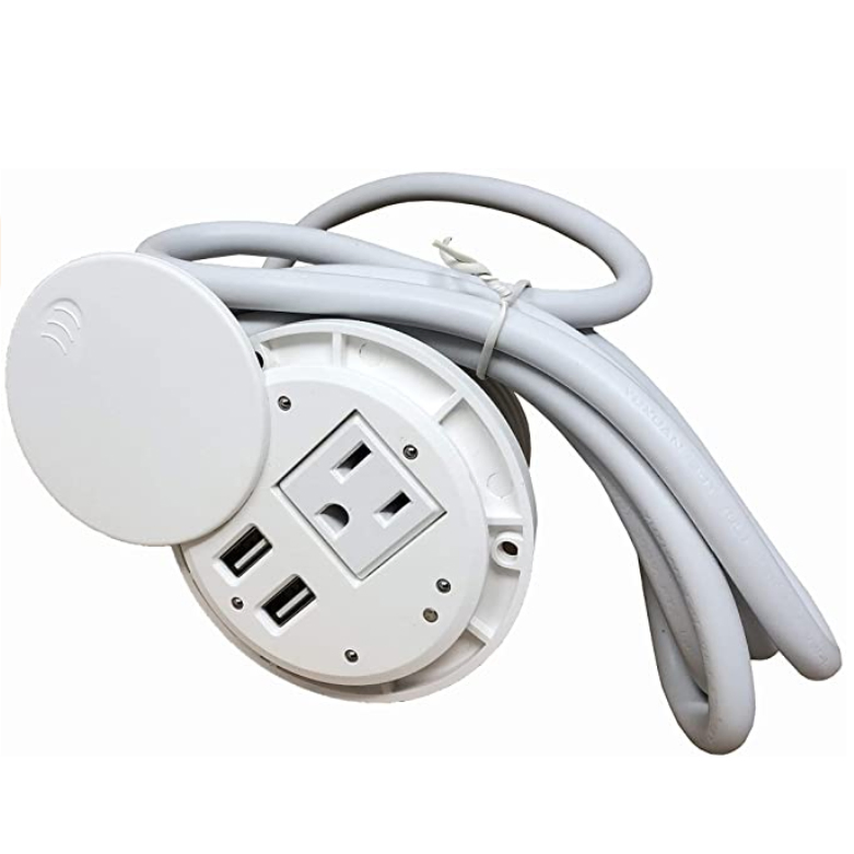 Bayu Best Selling Herschel Wholesale Laptop Recessed Mounted Us Single Power Unit with Dual Way USB Charging