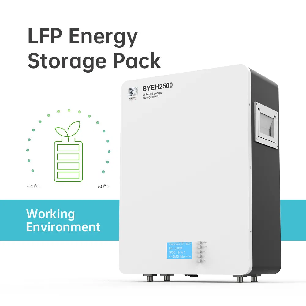 Beny 48V 2.5 Kwh 51.2V 50ah Wall-Mounted Lithium Ion Battery System