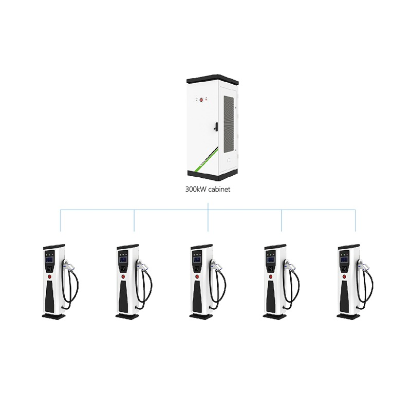 EV Charging Infrastructure by Hici 300 360kw Split System with Multi-Gun Output