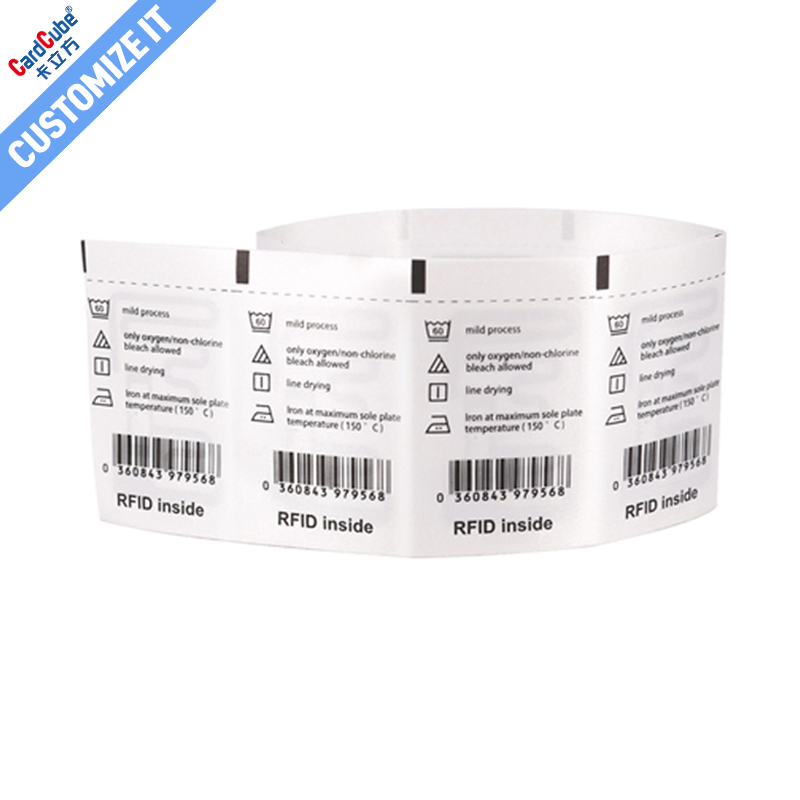 Custom Hang Label UHF RFID Tag for Clothing Inventory Tracking and Retail Management