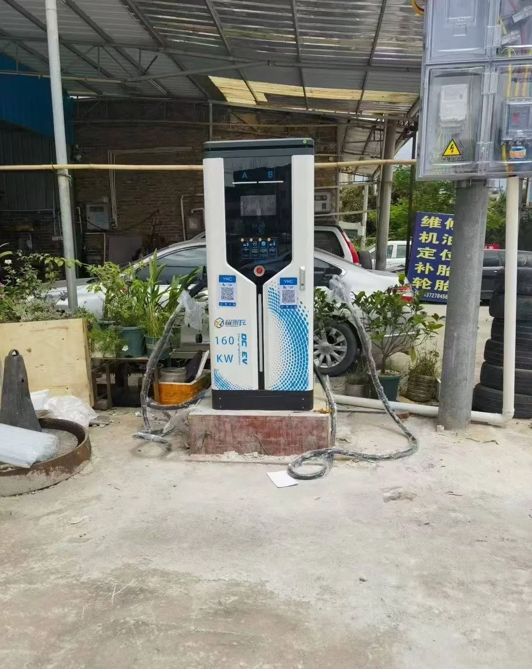 Ultra-Fast Charge 80-360kw Pile High-Capacity Design Integrated DC Fast EV Charging Station