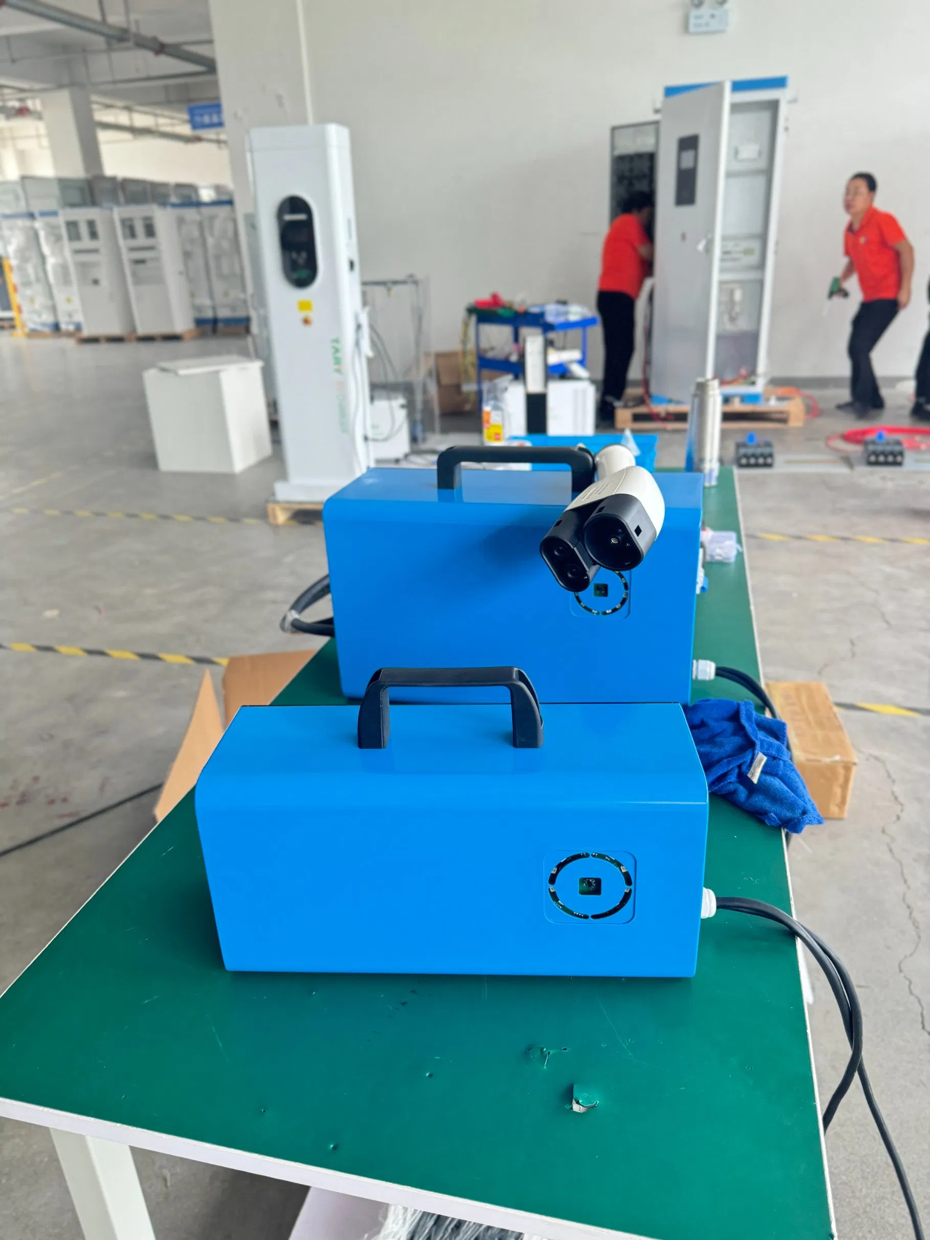 7kw Portable DC Fast Charger Compatible with CCS2/Gbt for Home &amp; Outdoor EV Use