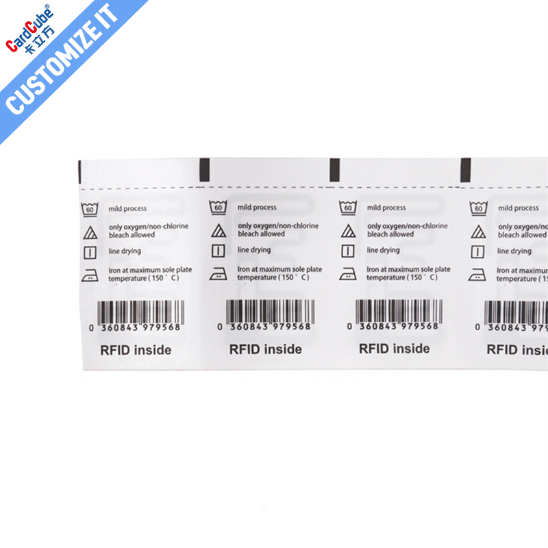 Custom Hang Label UHF RFID Tag for Clothing Inventory Tracking and Retail Management