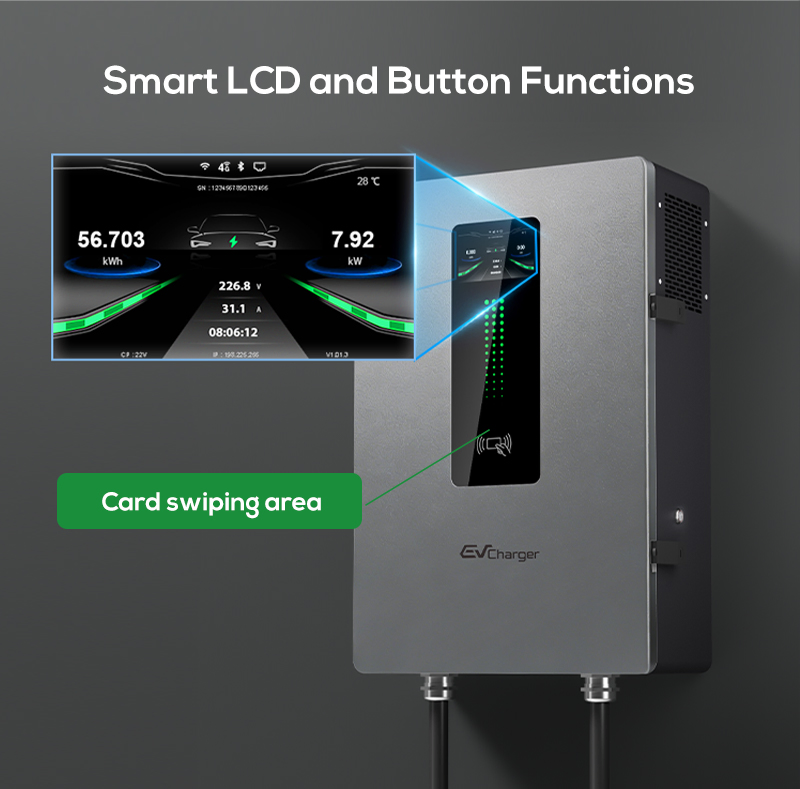 Ovrod Cargador De Auto Electrical Para Casa 40kw CCS2 Wall Mounted EV Home Fast DC EV Charger Electric Car Charger Station