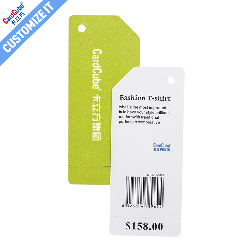 Custom Hang Label UHF RFID Tag for Clothing Inventory Tracking and Retail Management