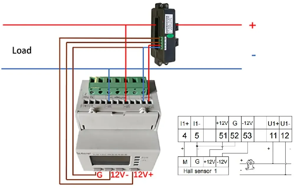 Wiring with Hall Sensor