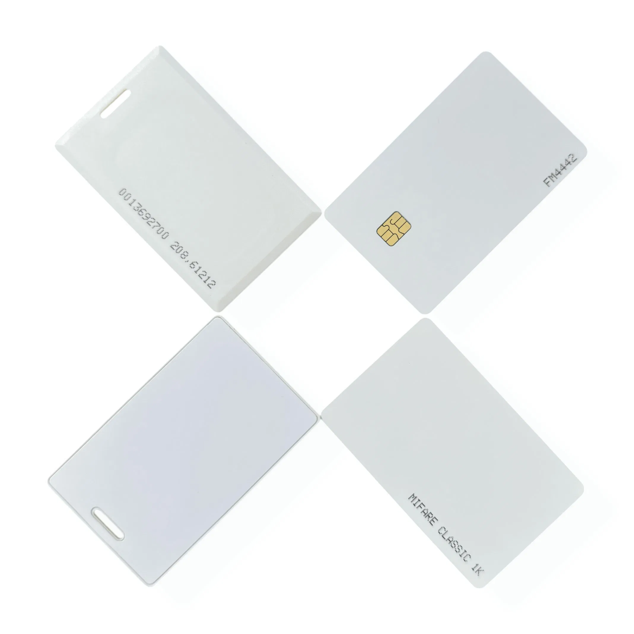 Good Price Free Sample F08 Customized Printable Blank Proximity Dual-Interface NFC RFID Card