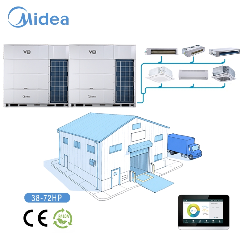 Midea 140kw AC Brand Split Automatic Refrigerant Charging Heat Pump Air Condition Condensor Unit Air Conditioners