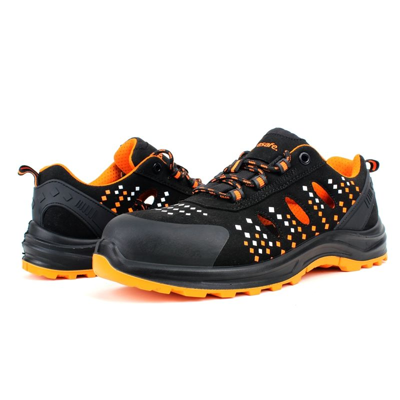 Suede Composite-Toe Work Shoes: Lightweight Sporty Factory-Priced.