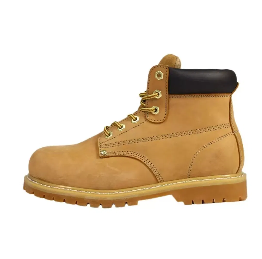 Armor Working Boots Steel Toe Yellow/Black Lace up Safety Boots Work Boots