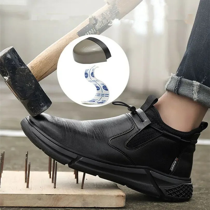 Safety Shoes for Men High Cut Safety Boots Quality Waterproof Safety Boots Industrial Steel Toe Work Boots
