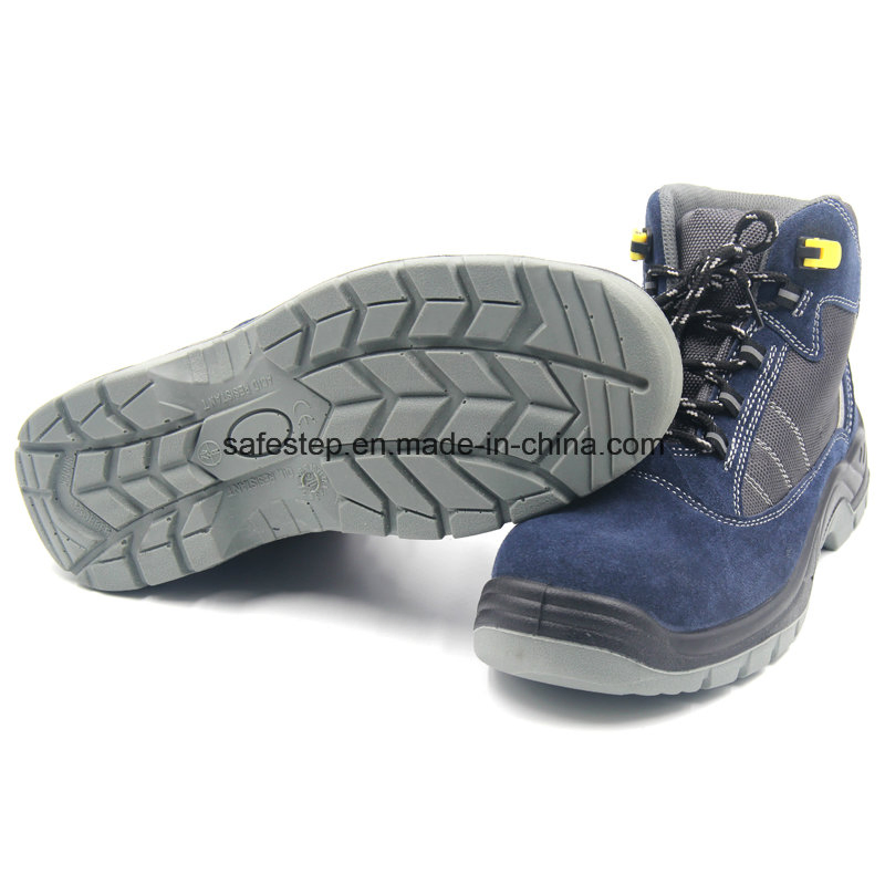 Heavy Steel Toe Cap Suede Genuine Leather Security ESD Men′ S Safety Work Protective Boot Safety
