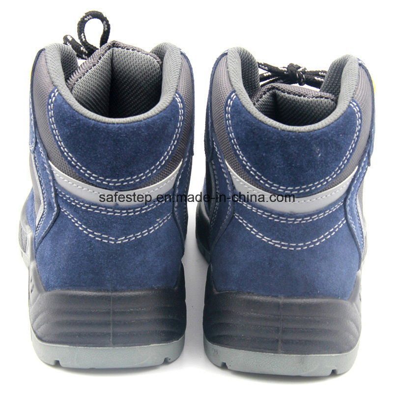 Heavy Steel Toe Cap Suede Genuine Leather Security ESD Men′ S Safety Work Protective Boot Safety