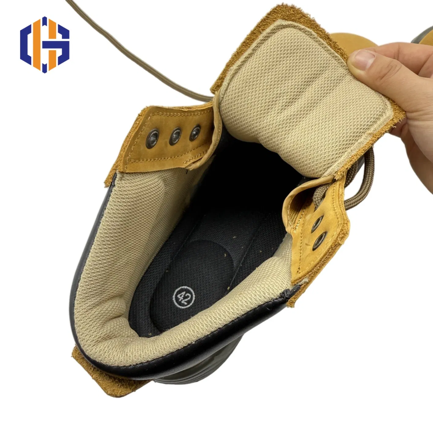 China Composite Work Boots Breathable Protective Leather Upper Steel Toe Labor Footwear Safety Shoes Mens Shoes