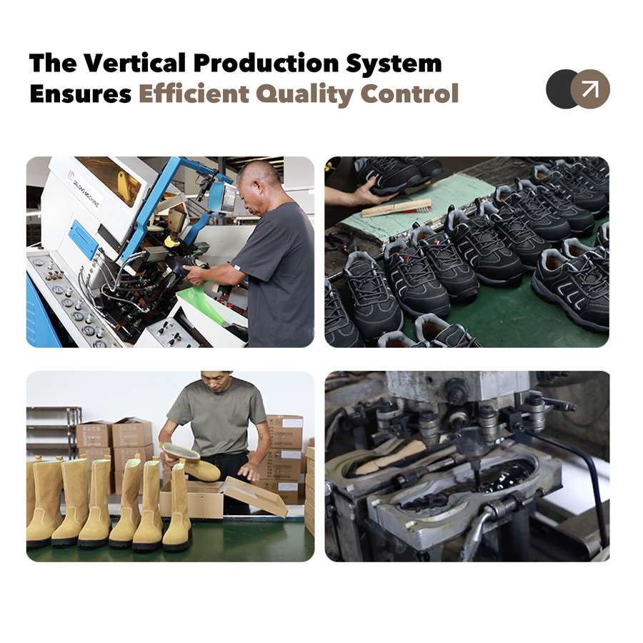 SOLID STONE Steel Toe Workers Safety Shoes Anti-Smash Anti-Puncture Anti-Slip Oil Resistant Anti-Static Industrial Work Shoes