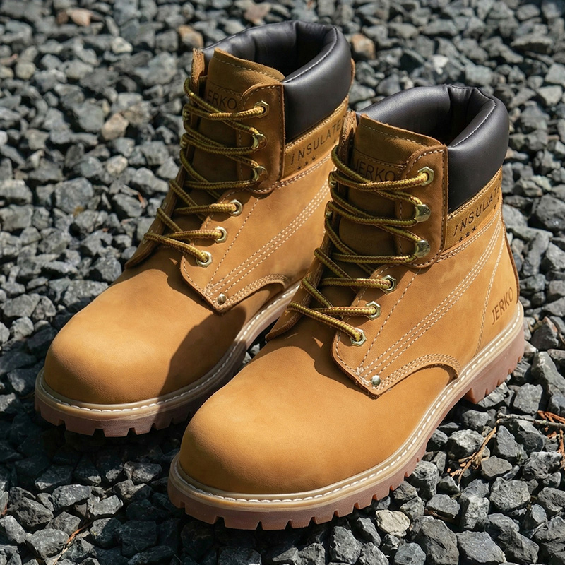 M0081ST-Wholesale Oil Resistant, Acid and Alkali Resistant Safety Boot , Rubber Outsole Middle Cut Safety Shoes Boots