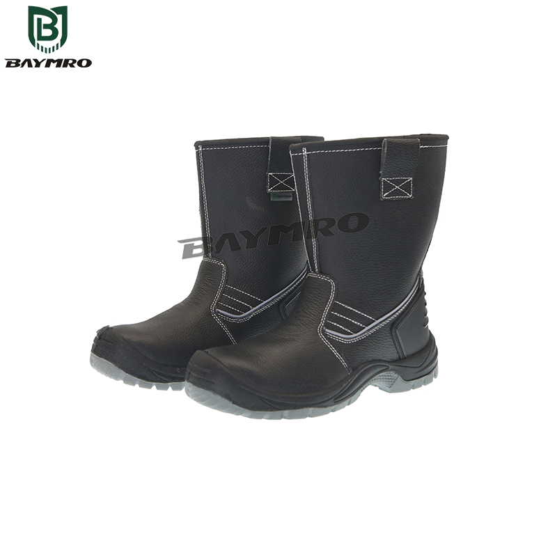Cow Leather Steel Toe Smash Puncture Static Resistant Footwear Safety Work Labor Shoes Safety Boots En20345