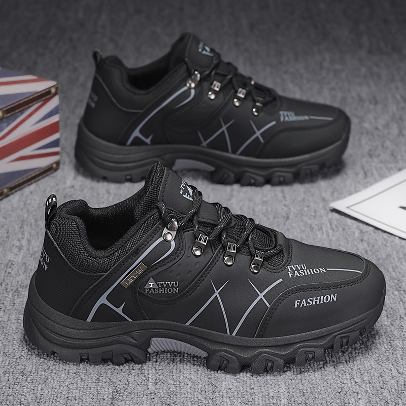New Men's Running Shoes Waterproof Slip Resistant Work Shoes for Construction Site Wear-Resistant