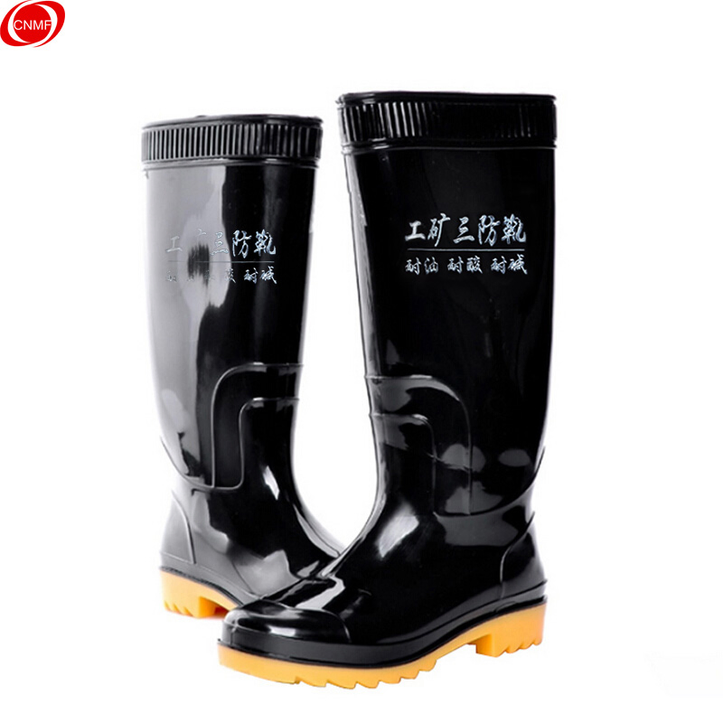 Industrial Protective Boots Anti-Smash and Anti-Puncture Acid, Alkali Resistant and Oil Resistant