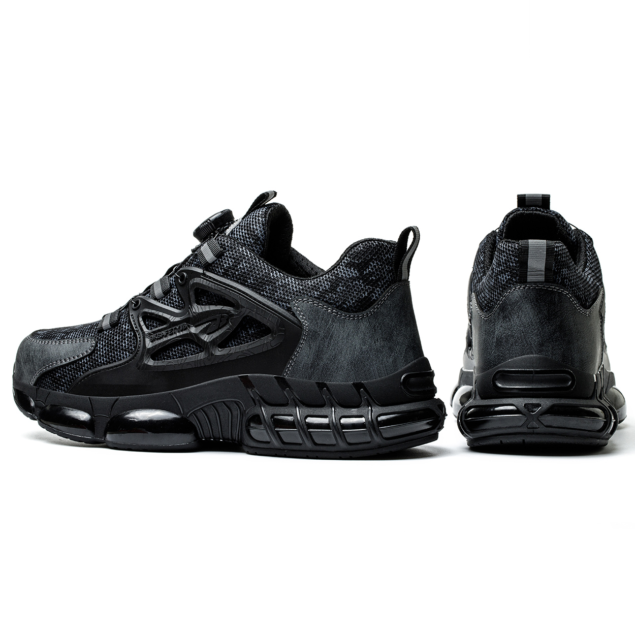 Quick Lacing Breathable Anti-smashing Specifications Metal Non slip Security Guard Work Men Steel Toe Safety Shoes