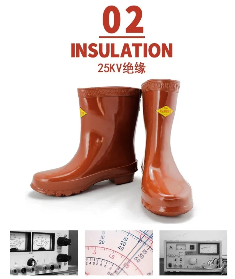 Insulated Rubber Dielectric Work Boots