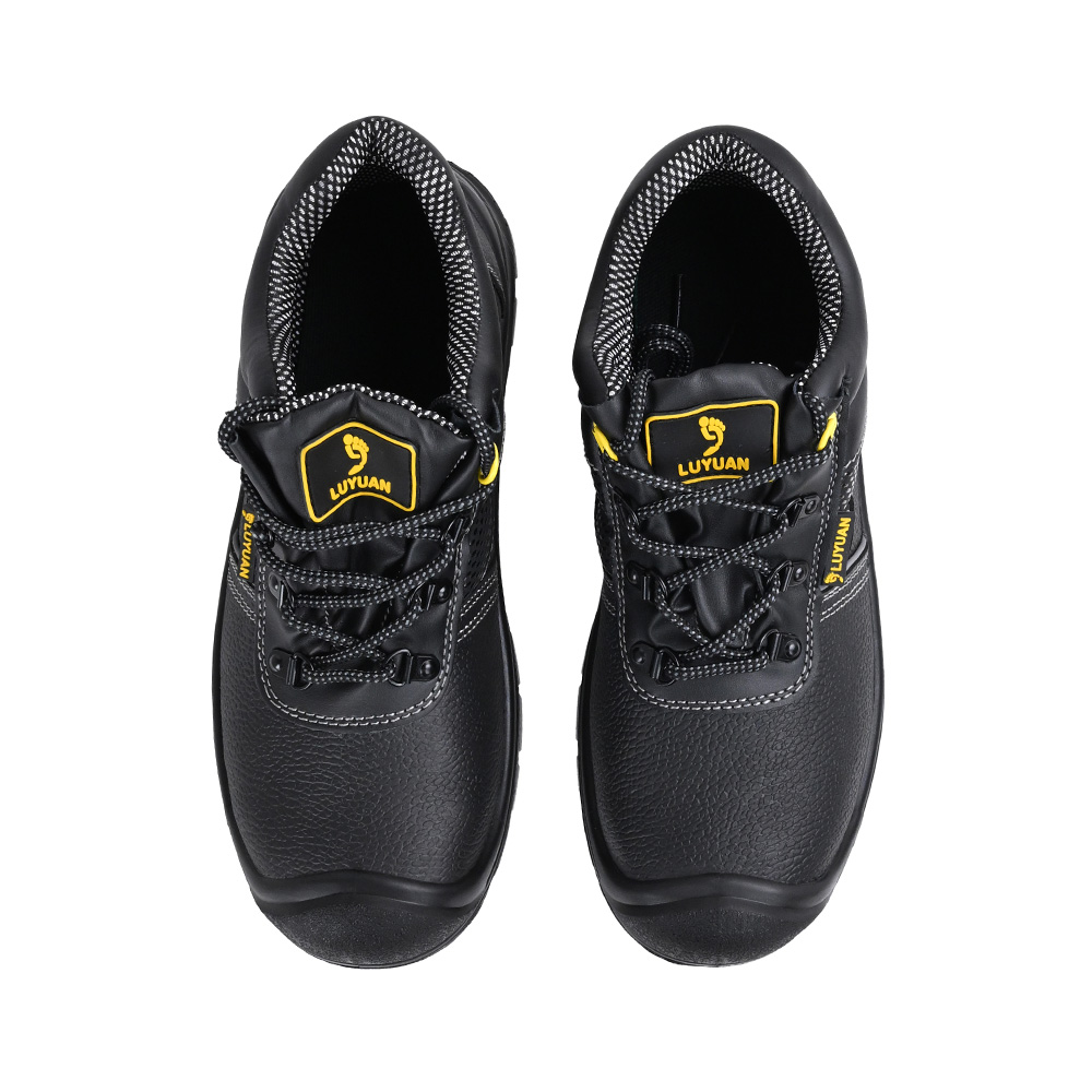 Work Safety Boots Breathable Pu Fit Steel Toe Labor Protective Safety Anti Clid Oil Slip Skid Industrial Fashion Work Boots