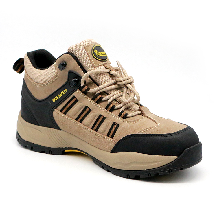 Wholesale Custom logo Work Shoes Safety Breathable Suede Upper Working Welding Industry Steel Toe Puncture-proof Safety Shoe