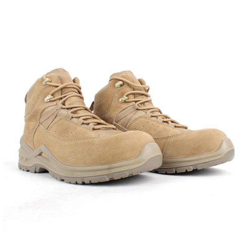 New Outdoor Combat Tactical Boots Men's Waterproof Non Slip Hiking Shoes Steel Toe Safety Boots