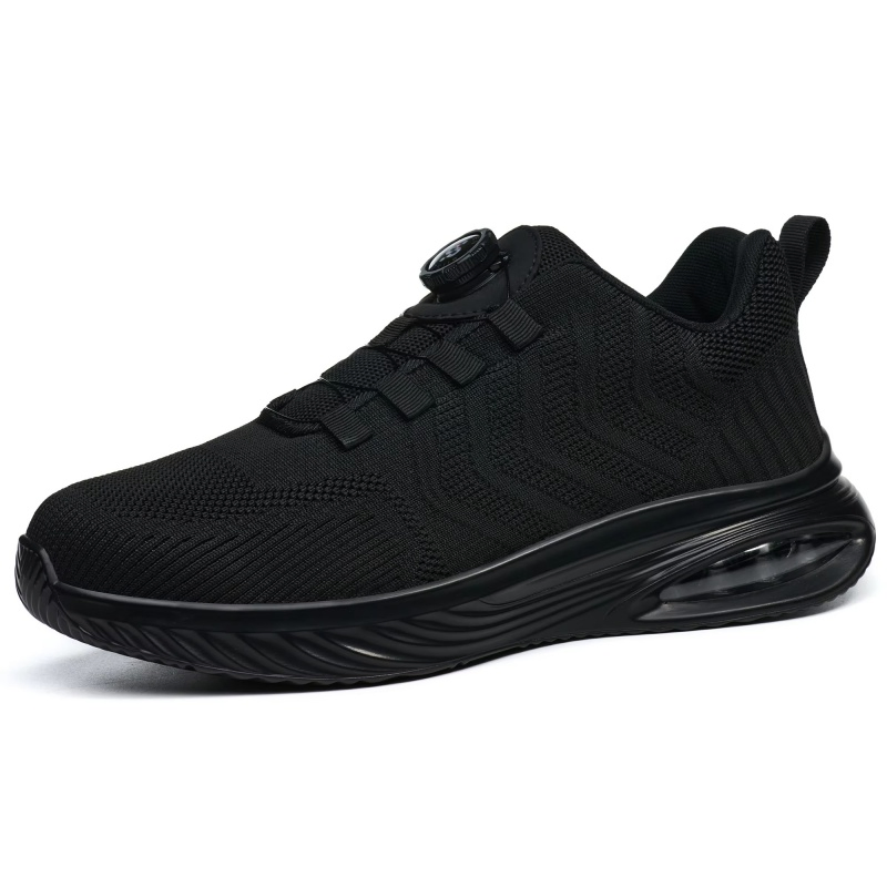 Lightweight Safety Sneakers with Comfortable Rubber Outsole for Work