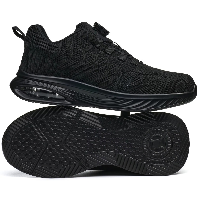 Lightweight Safety Sneakers with Comfortable Rubber Outsole for Work