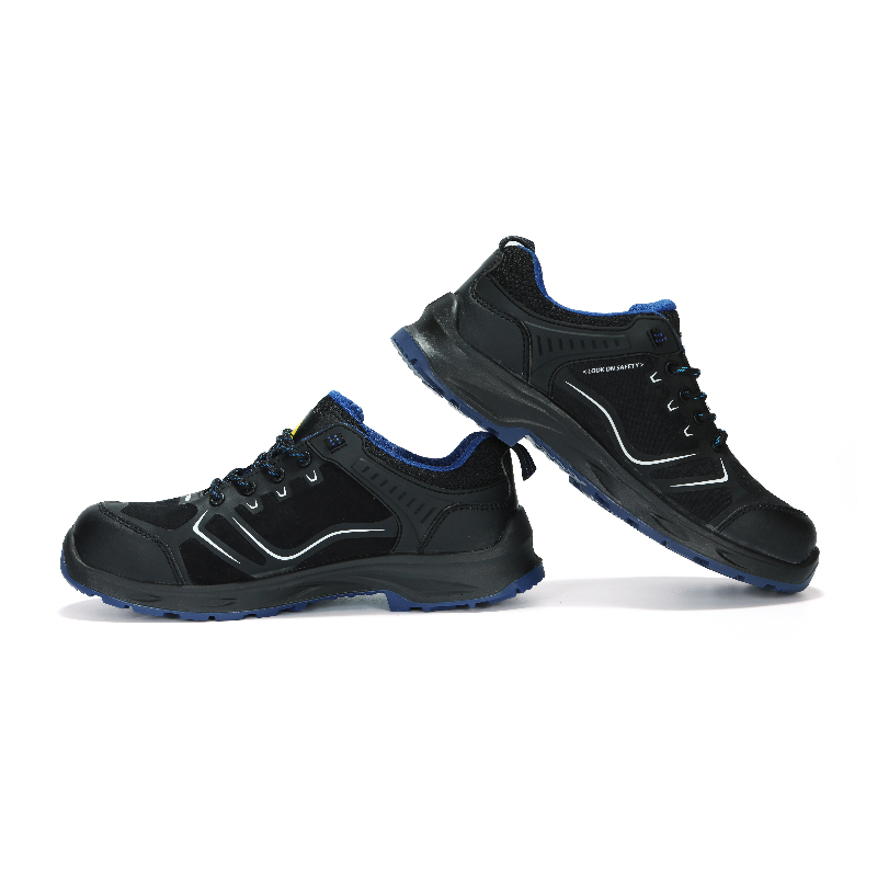 Durable Composite Toe Electrical Hazard Protective Shoes with Puncture Resistant Sole for Construction