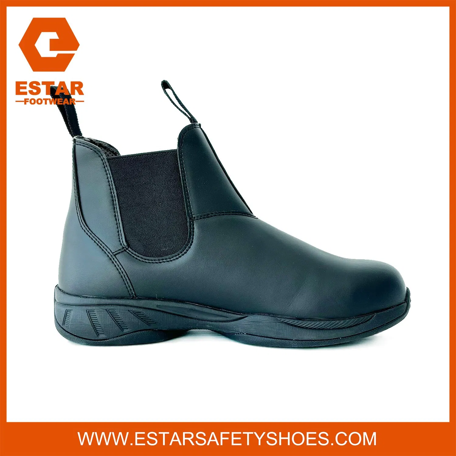 Durable Double Bind Elastic Gusset Abrasion-Resistant Kitchen Chef Executive Safety Shoes