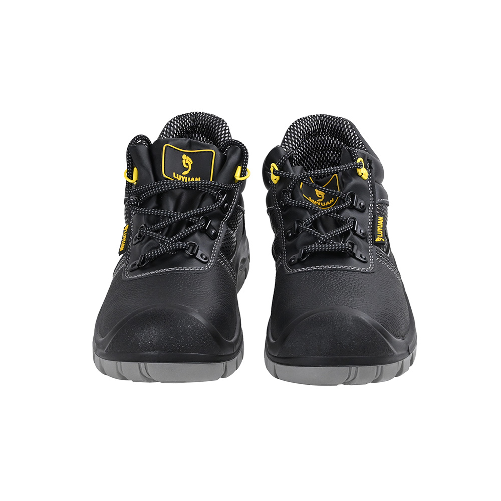 Work Safety Boots Breathable Pu Fit Steel Toe Labor Protective Safety Anti Clid Oil Slip Skid Industrial Fashion Work Boots