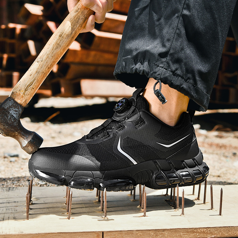 Anti-Smashing Lightweight Safety Shoes Breathable Anti-Skid Sneakers