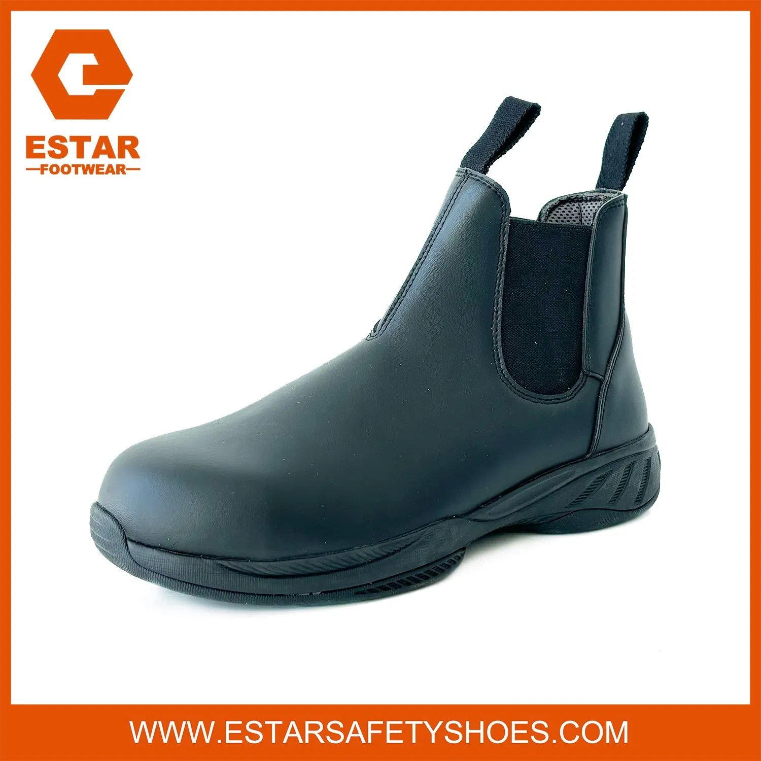 Durable Double Bind Elastic Gusset Abrasion-Resistant Kitchen Chef Executive Safety Shoes