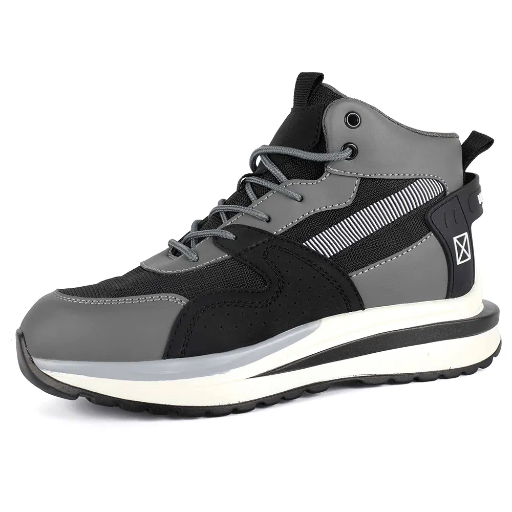 Lightweight Steel Toe Kevlar Microfiber Mesh Breathable PU Outsole Safety Boots