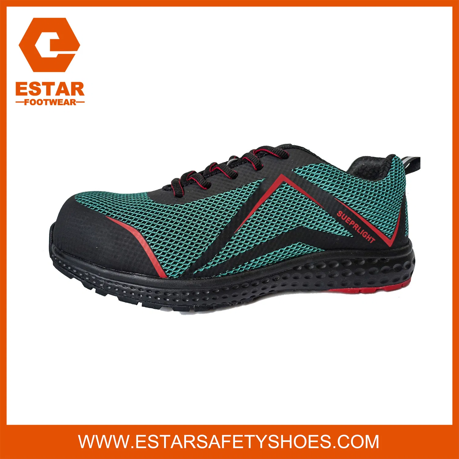 Super Lightweight Safety Trainer Shoes with Nano Composite Toe and Ultralight Kevlar Anti-Puncture Midsole