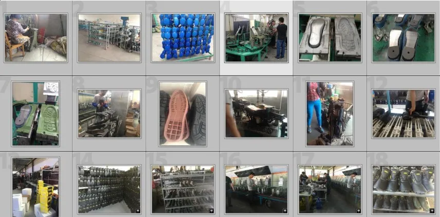 Safety Rubber Shoes Display