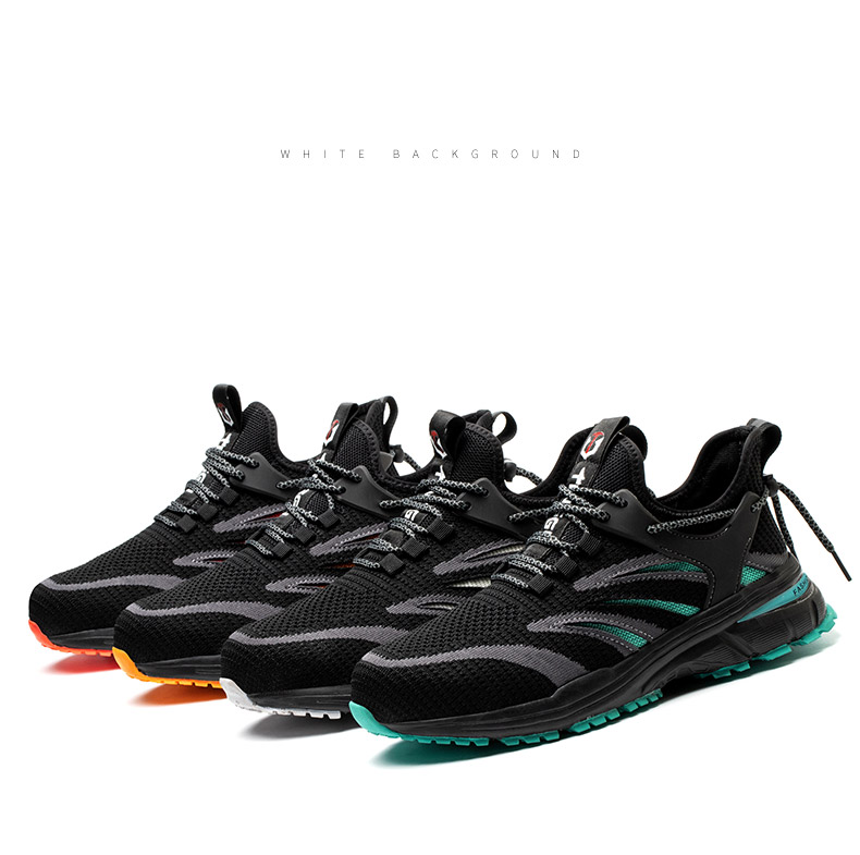 Summer Lightweight Wholesale High Quality Sports Safety Shoes Work Shoes Men China Cheap Black New Designer Men Safety Shoes