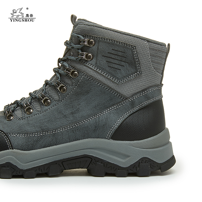 High Quality Microfiber Work Boots Men's Puncture Resistant Lightweight Slip Resistant Construction Safety Boots for Work Shoes