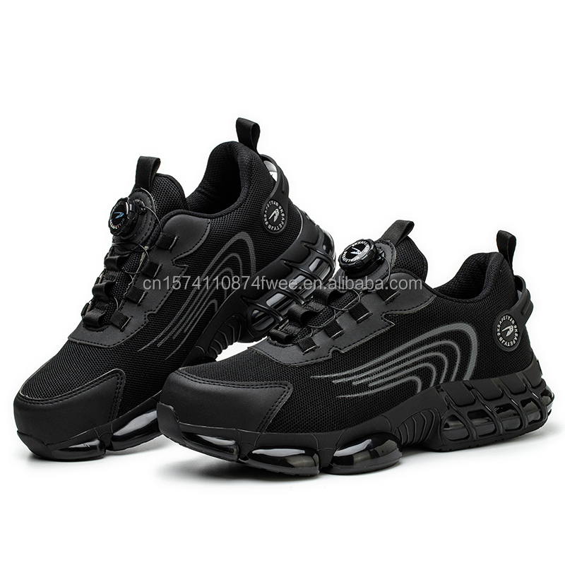 Factory Custom Steel Toe Puncture-Resistant Slip-Resistant Safety Shoes Unisex for Midsole Rubber Outsole Work Style for