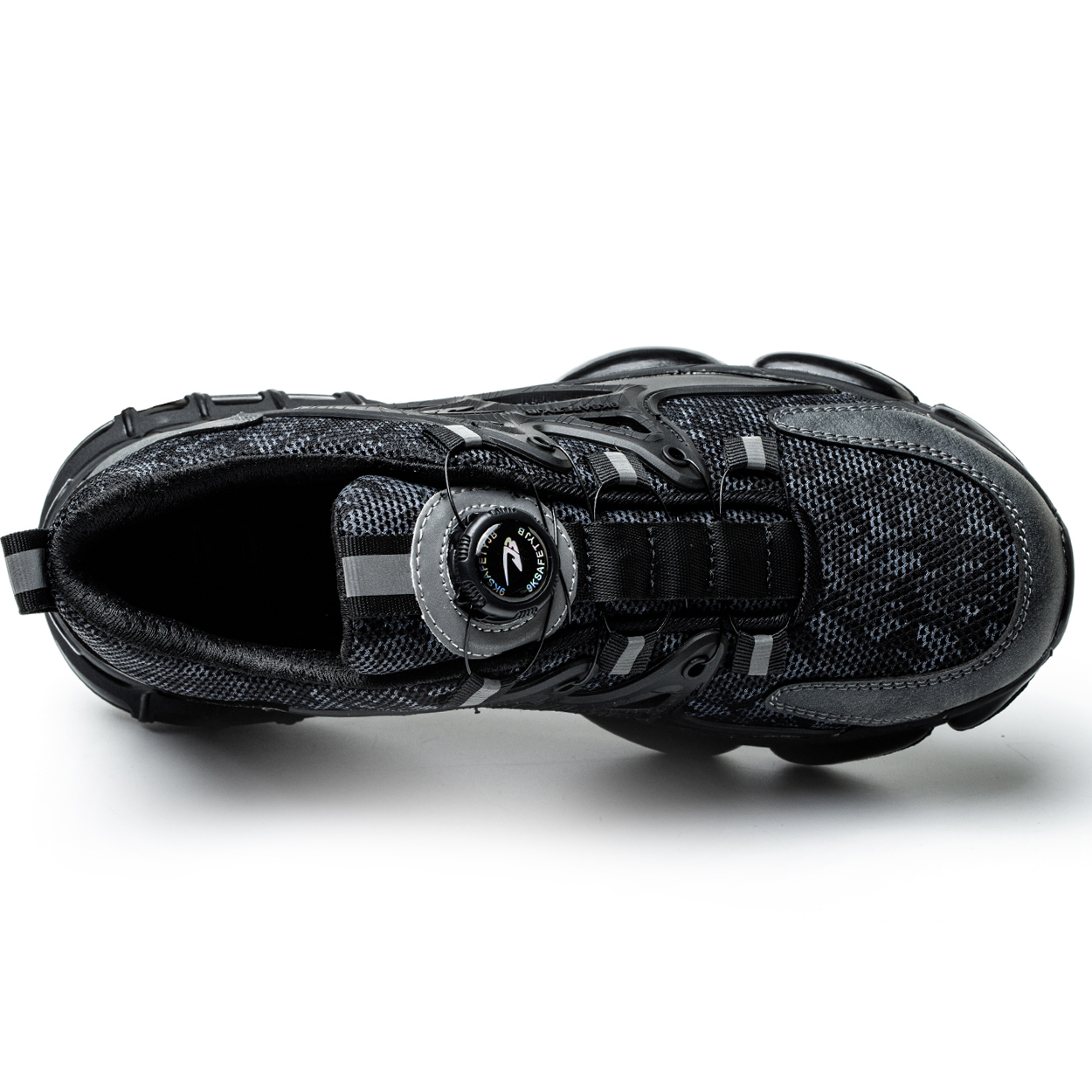 Quick Lacing Breathable Anti-smashing Specifications Metal Non slip Security Guard Work Men Steel Toe Safety Shoes