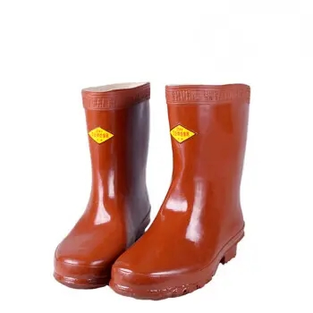 Electrical High-Voltage Safety Boots Insulated Rubber Dielectric Work Boots Electrical Insulation Boots