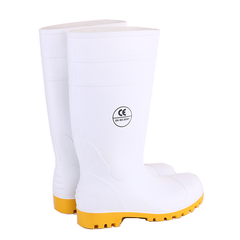 CE Approved Safety PVC Boots with Steel Toe Waterproof Gumboots