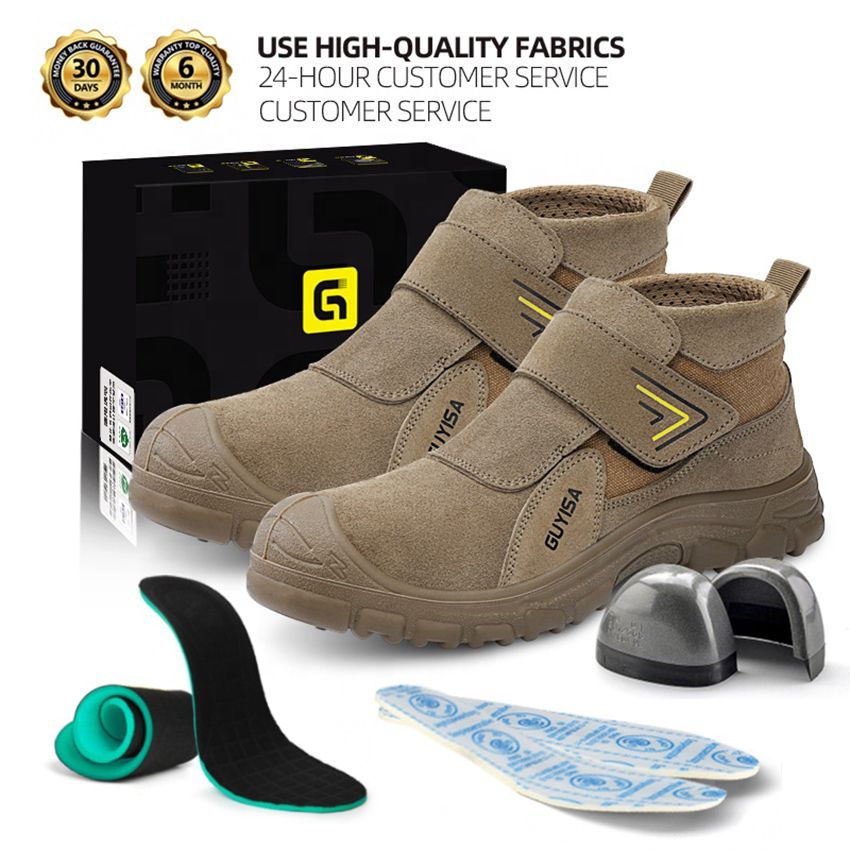Wear Resistant Labor Protection Shoes Anti Smashing Anti Stabbing Breathable Anti Slip Anti Scalding Safety Protective Shoes